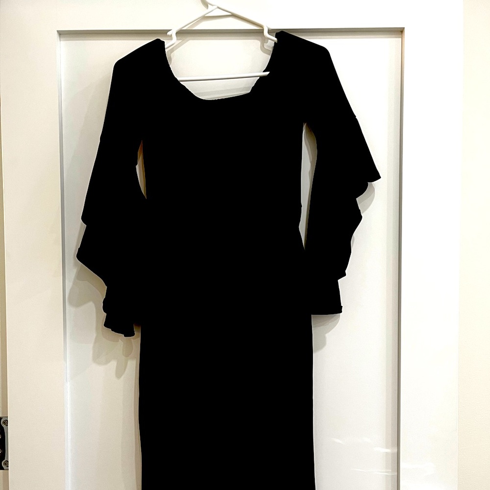 SHEIN flared sleeve formal dress